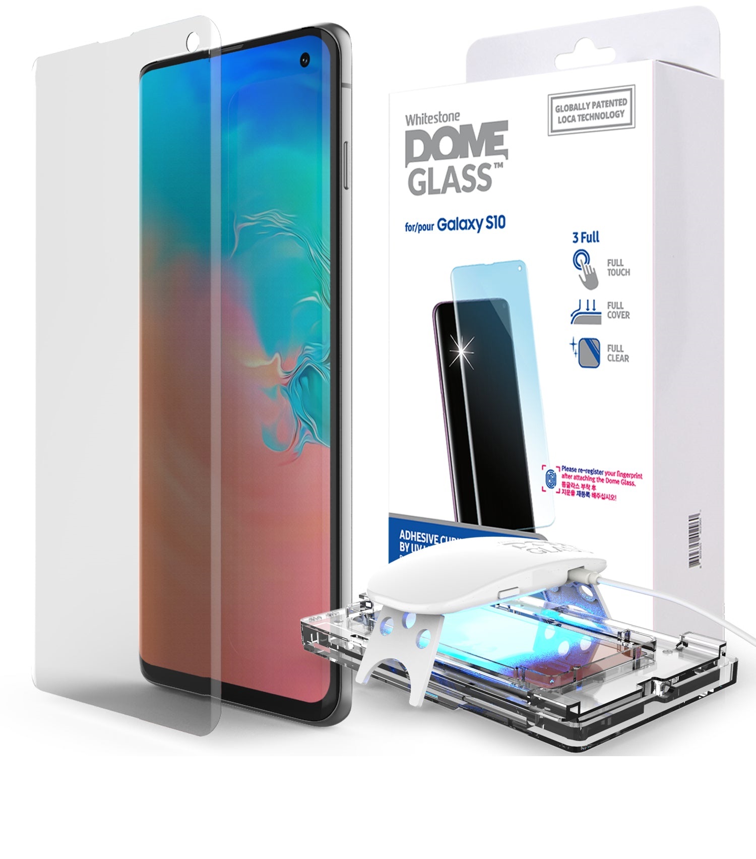 Whitestone Dome Glass  | GALAXY S10